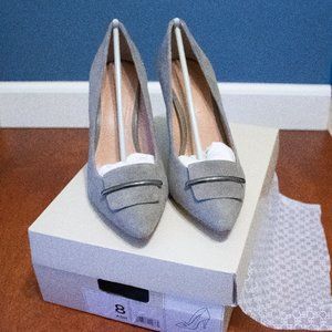 Banana Republic grey suede Maryssa pumps - size 8